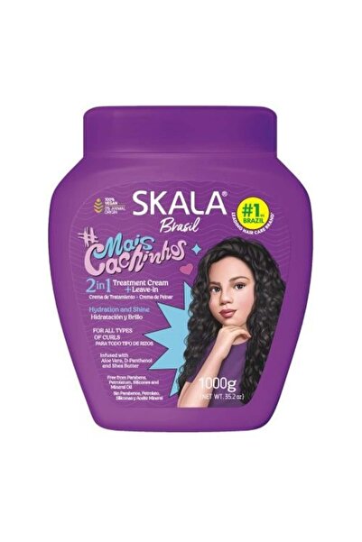 SKALA EXPERT كريم ترطيب الشعر سكالا ماس كاشينهوس 2 في 1 - 1000 جم