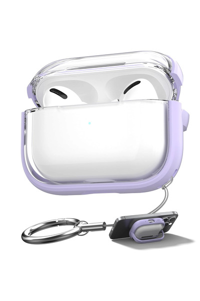 CaseOnn غطاء حماية لسماعات أبل إيربودز برو/برو الجيل الثاني، غطاء بحافة ملونة...