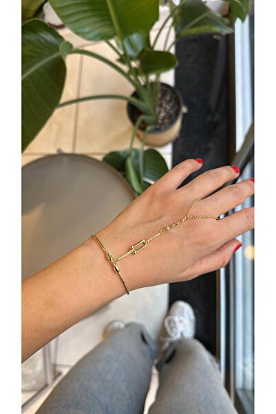 MENESSA Stone Bracelet Şahmeran - Gold