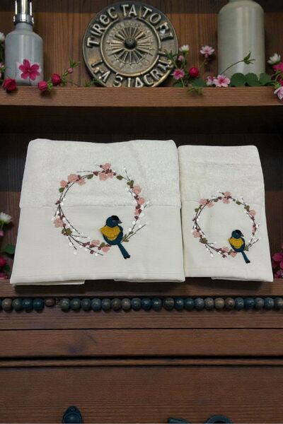 HAVLULAND MARİBOR BAMBU LÜKS ANALI KIZLI ÇEYİZLİK HAVLU TAKIMI %70 BAMBU %30 ...