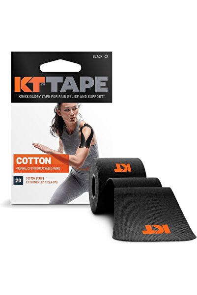 KT TAPE Original Cotton Elastic Kinesiology Therapeutic Athletic Tape, 20 Pac...