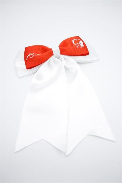 MENESSA April 23 Bowknot Buckle - White