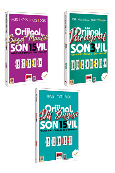 Yargı Yayınları 2026 KPSS AGS ALES DGS Orijinal Sözel Mantık Paragraf-Dil Bil...