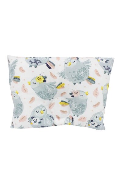 PRICHINDEL Baby anti-plagiocephaly pillow, Owl chick, multicolor, 35x25 cm