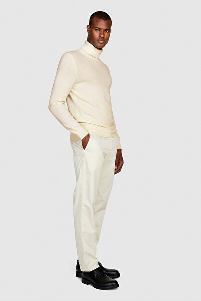 Sisley Men's Cashmere Blend Mock Neck Sweater 323A102Hs2177-Sis90W