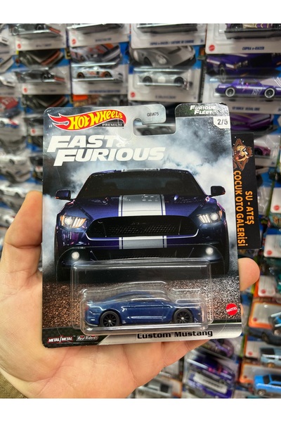 HOT WHEELS Premıum Custom Mustang Fast and Furıous 2/5 1.64 ölçek