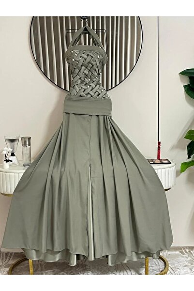 ADORA فستان سهرة فصوص زركون (يرجى اختيار القياس بعنايه لتجنب الارجاع)