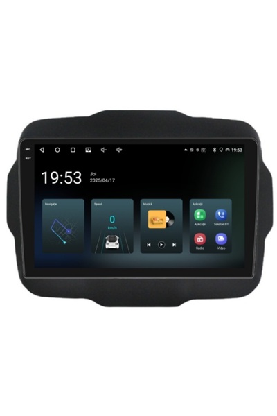 Piloton Navigație dedicată pentru Jeep Renegade (2014-2023) 9" 4GB/64GB Quad ...