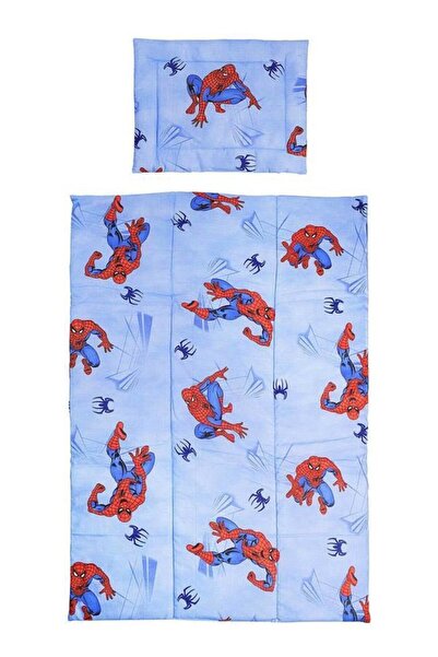 PRICHINDEL Spiderman cotton bedding, blue, 3 pieces