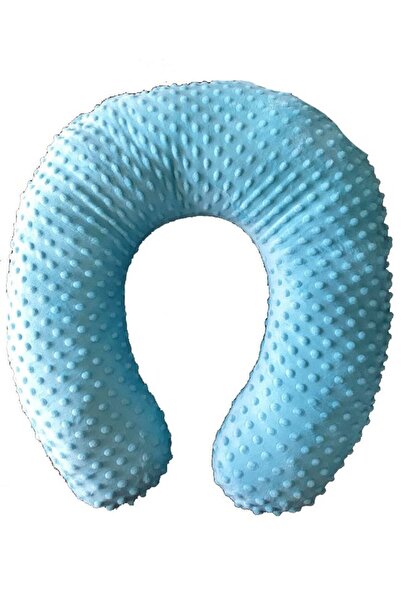 PRICHINDEL Pernă de alăptare, minky, turcoaz