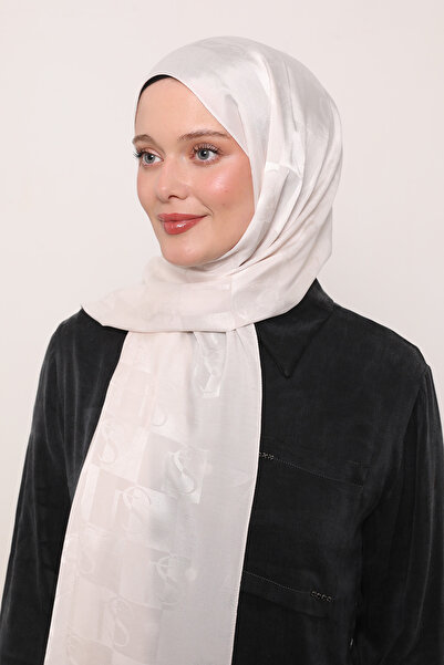 LuvenSara Ls Pattern Silk Jacquard Shawl