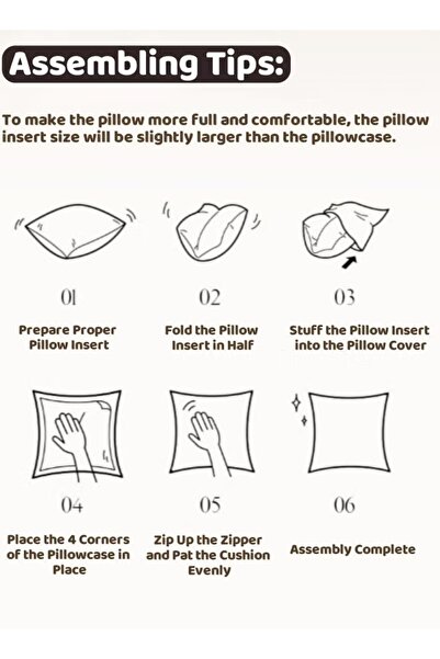 Generic 4PCS Pillow Covers Set 45x45cm Throw Pillow Covers Pillowcase Linen Cushion Cover Pillow Protectors