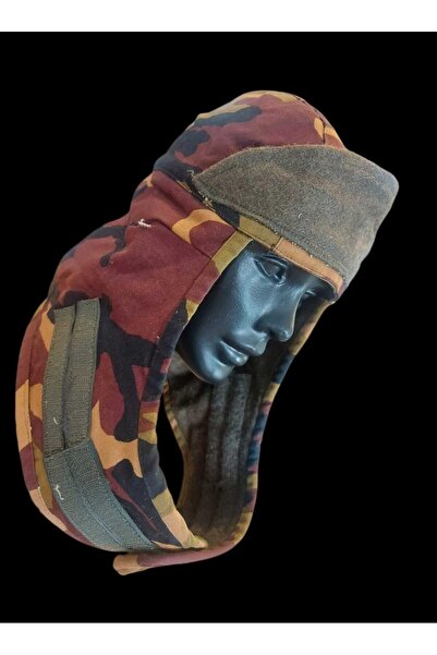 kho military design US Vtg 80'ler Soğuk Hava Miğfer İçlik (Camo Cap)(Sıfır Ürün)