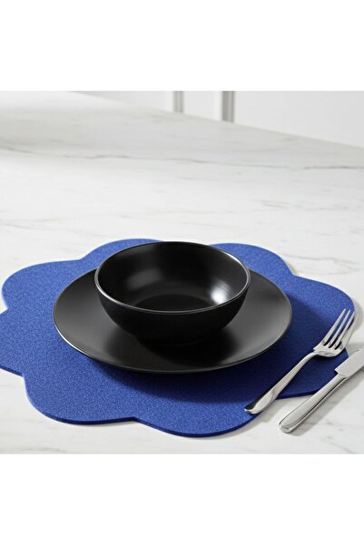 Grand Fine Art 2 Pieces Felt American Doily - Easy to Wipe Clean - 33X33 cm - Octagonal Floral Pattern