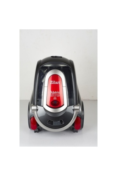 Zilan Aspirator profesional ZLN 3529, 2000 W, 2 L, ciclonic, HEPA, lance din oțel inoxidabil (negru/roșu)