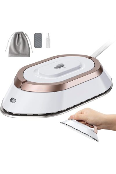 KASTWAVE مكواة سفر محمولة صغيرة مزدوجة الجهد (ذهبية)