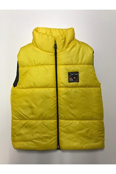 Baby Slon Kids Clup Kışlık dik yaka elyaflı fermuarlı armalı şişme erkek çocu...