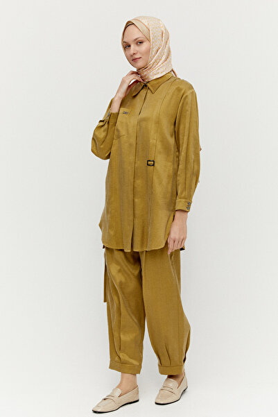 Setrms Düğmeli Pamuklu İkili Takım