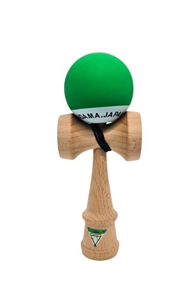 OEM Professional Kendama 18 cm – Anti-Slip Grip Ball, Wood, Japan Style – Green