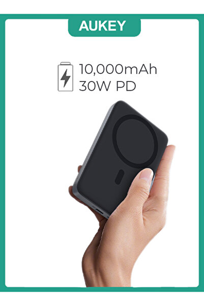 AUKEY 10000mAh MagSafe power bank with 30W PD