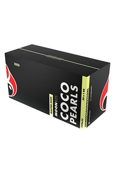 COCOPEARLS Moon 180° | Hindistan Cevizi Nargile Kömürü | 20 x 1 Kg – Masterbox