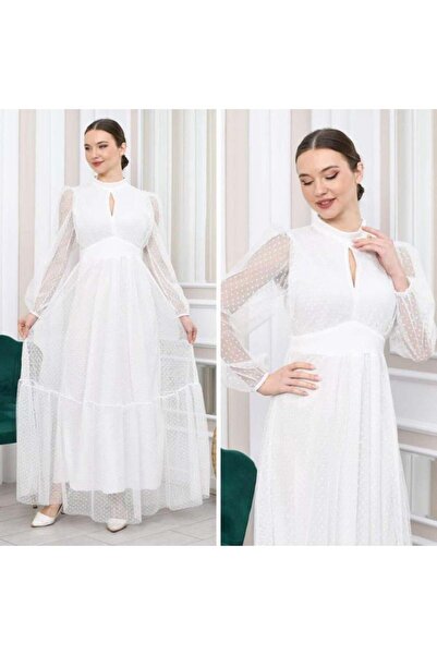 DC Fabric Rochie de damă cu guler înclinat, fără spate, căptușită din tul