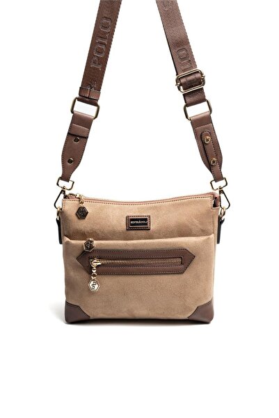 Silver Polo SP1110 Žene Torba preko ramena Antilop Mink-Smeđa