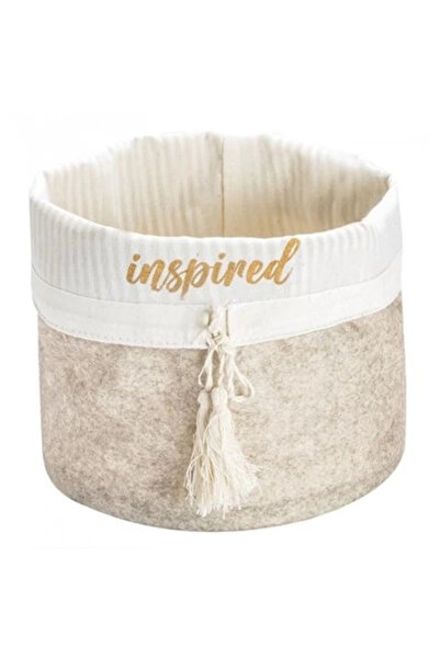 Genel Markalar Yuvarlak Katlanabilir Çok Amaçlı Saklama Organizer Kutu Keçe S...