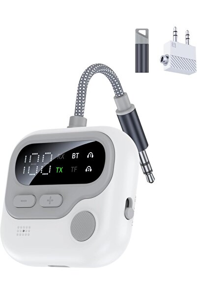 KASTWAVE جهاز إرسال/استقبال بلوتوث لاسلكي للطائرة/التلفزيون - صوت مزدوج، محول...