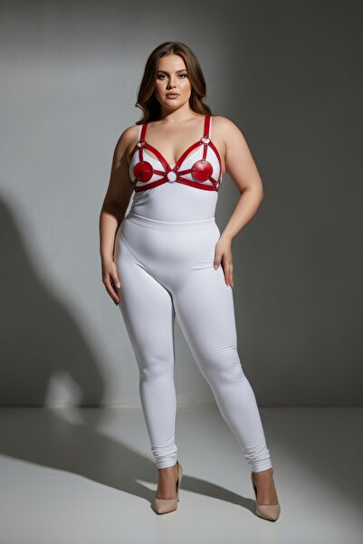 Angels Passion Plus Size Red Lingerie Set