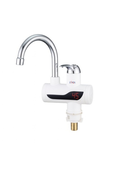Zilan Z-Inox ZLN 7866 Electric Faucet 3000W White with Digital Display and Instant Heating