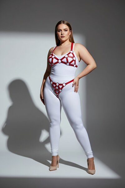 Angels Passion Plus Size Red Lingerie Set