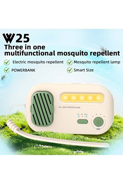 Generic Portable Wireless Mosquito Repellent - Electric & Light Wave, 4000mAh, 2/4h Timer, 10 Tablets
