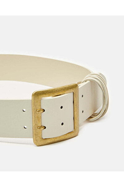 REDTAG حزام نسائي باللون البيج مع مشبك