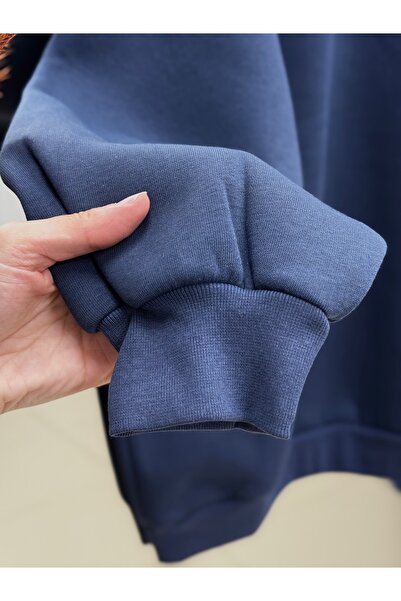 BENAHOLL Capilia Three Thread Plain Sweat-NL308 Navy Blue