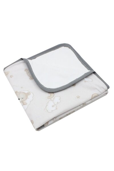 PRICHINDEL Saltea reutilizabilă impermeabilă, ursuleț pe nor, strat superior ...