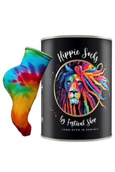 OEM Women's Hippie Socks - Festival Shop, 95% cotton 5% elastane, size 36-41, Tie-dye