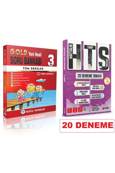 Mavi Tebeşir Yayınları 3. Sınıf Gold Yeni Nesil Soru Bankası & Haftalık Takip...