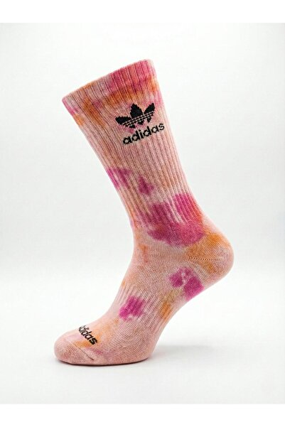 adidas Set of 6 long cotton blend training socks, multi-coloured, One Size