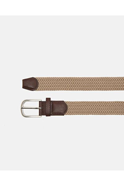 REDTAG Men Beige Elastic Belt