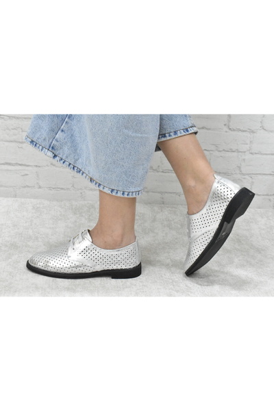 Kesim Shoes One Hundred Percent Genuine Leather Ballet Flats