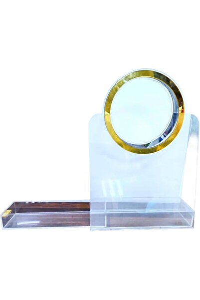 Generic Acrylic Ladies Handbag with Flower Holder, Transparent Fashion Purse, Elegant Party and Evening Bag