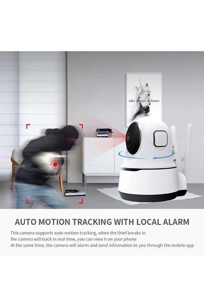 CRONY Home Indoor Security Camera - 1080P WiFi Night Vision Baby Monitor NIP-26