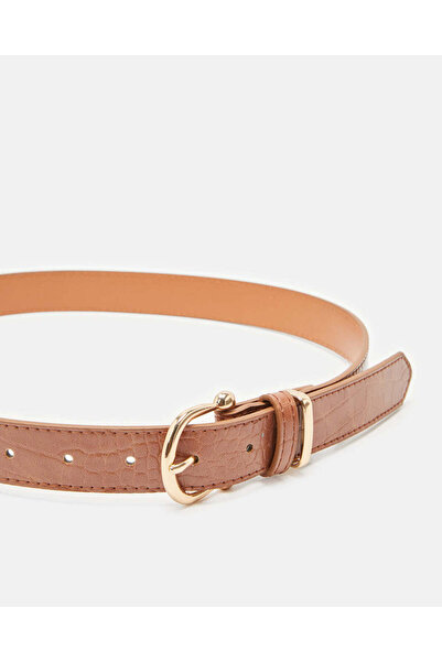 REDTAG Women Brown Textured Belt