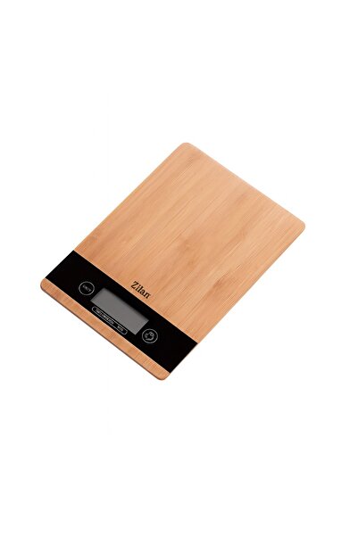 Zilan Digital kitchen scale ZLN 8989 – 5 kg, Tare, LCD, Bamboo