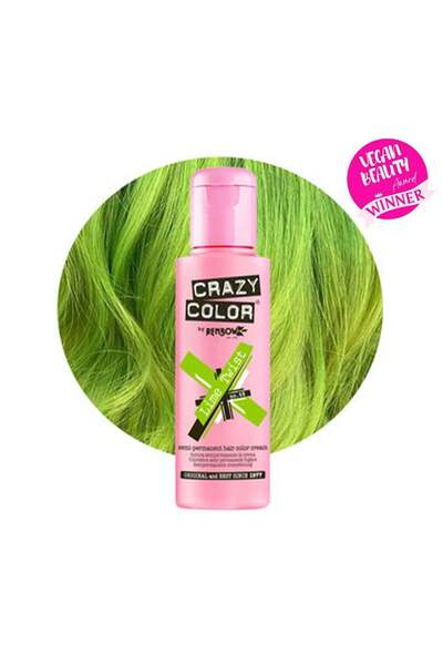 Crazy Color Semi Permanent Hair Color No. 68 Lime Twist 100ml