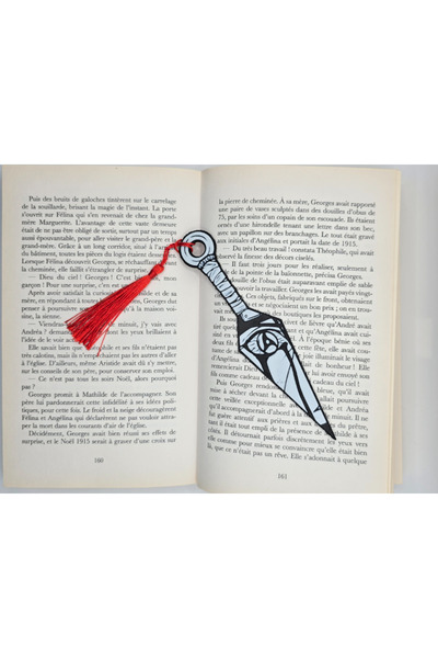 Anka Atolye Naruto Themed Kunai Shaped Bookmark - 3D Printed Anime Themed Boo...