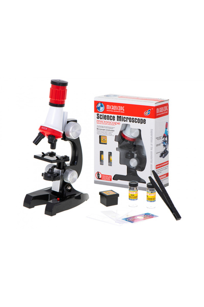 Ikonka Ikonka educational scientific microscope for children, 1200x with accessories included