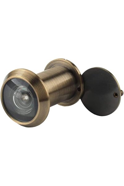 TERRIFI عارض باب من النحاس الصلب بزاوية 220 درجة مع غطاء دوار للخصوصية، 26 مم...