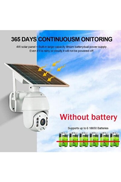Generic Crony RBX-S10 Low Power 4G Solar Camera 5MP 1080P HD Outdoor Waterproof Bullet CCTV